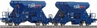 66006 Roco Set of 2 RAILPRO ballast cars